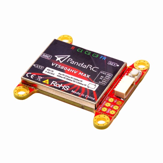 Wholesale PandaRC 4.9GHZ 5.8GHz 1W VTX Wireless Video 40CH 25/200/400/800/1000mW for Long Range Airplane Drone